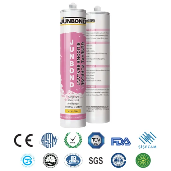 Sellador de Silicona de Uso General para Decoración y Vidrio.